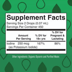 Iodine Liquid Drops
