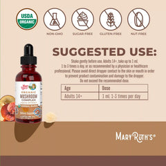 Organic Mushroom Complex Liquid Drops