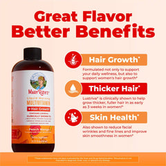 Liquid Morning Multivitamin + Hair Growth (2-Pack)