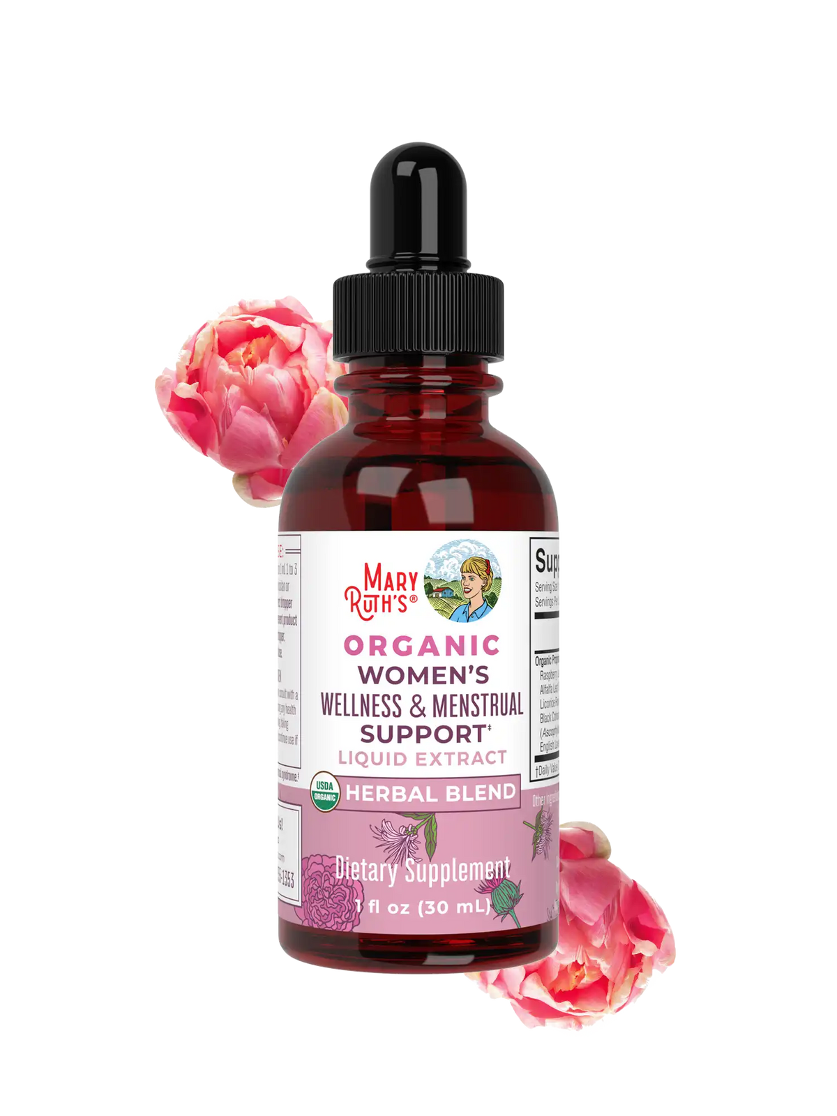 Organic Women's Wellness & Menstrual Support Liquid Drops