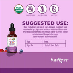 Organic Kids Elderberry Liquid Drops
